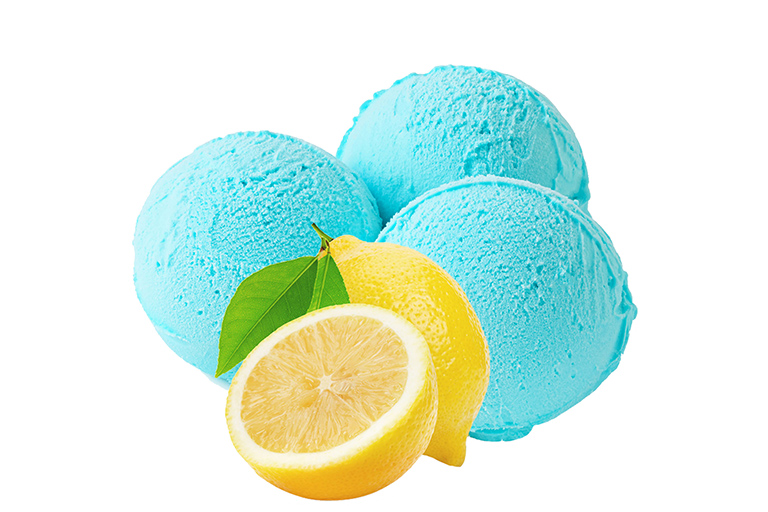 Sorbet au Citron bleu